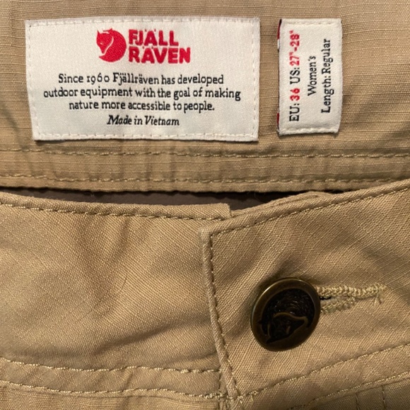 Fjallraven Abisko Lite Trekking Trousers (Reg, sz 27) - Picture 2 of 3